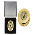 Brass Compass w/ Tin Box